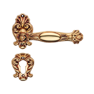 Queen Mortise Door Handle On Rose - Gol